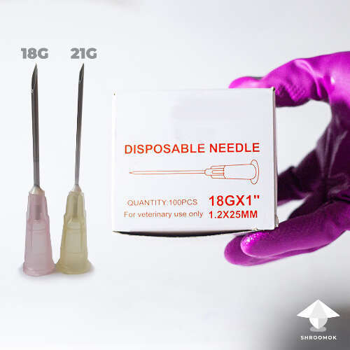 Syringe needle for liquid culture
